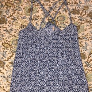 Blue and White patterned shirt from Hollister- size small- worn once